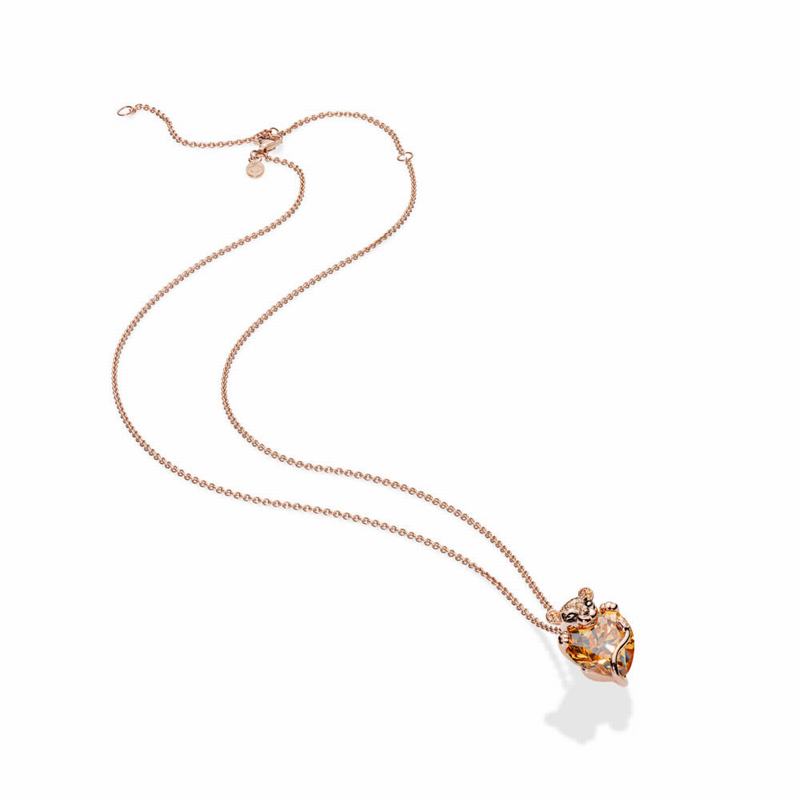 Pandora Rose™ Sparkling Lion Princess Heart Necklace Egypt UL4567980